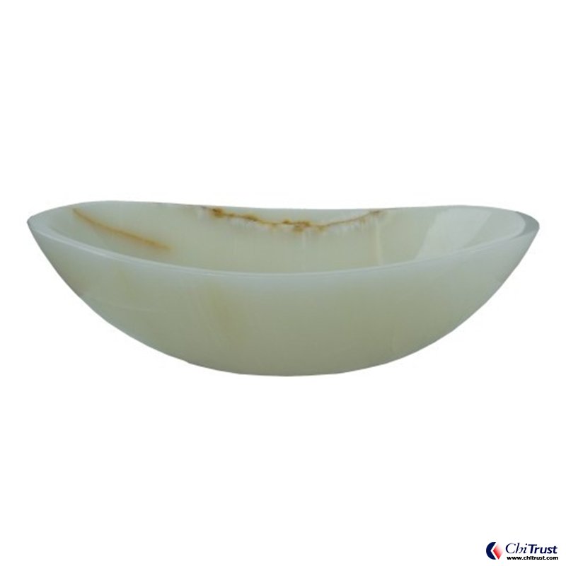 Imported white jade basin CT007